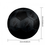 AIK Fotboll Spalvotas futbolo kamuolys Visiems amžiams Ma&scaron;ininio siuvimo PVC Paruo&scaron;tas varžyboms Patvarus Auk&scaron;to at&scaron;okimo.DYDIS5