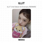 ILLIT 2-ojo debiuto metinių APDOVANOJIMAS Oficiali fotokortelė MOKA