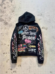 Europos ir Amerikos madingas prekės ženklas hip hopas Kanye Amerikieti&scaron;ka tendencija gatvės mada 3D spausdinimo vilnos su gobtuvu megztinis hoodie Hoodie S black