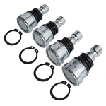4 vnt. rutulinis &scaron;arnyras 7081580 Didelio stiprumo atsparus dilimui Tinka Polaris RZR XP 570 800 900 ATV UTV Pakabos priedai 7081580 gray