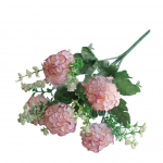 1 Puok&scaron;tė Dirbtinė netikrų chrizantemų gėlių augalas Namų biuro vakarėlio dekoras violetinė