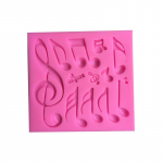 Silikoninė forma Muzikos natos Forma Fondant Tortas &Scaron;okoladinė Forma Kepimo įrankiai Įrankiai Te&scaron;los kepimo dekoravimas random įvairiaspalvis
