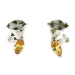 Les Tr&eacute;sors De Lily [A8196] - Boucles Argent 'Gr&acirc;ce'