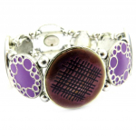 NOA [G6035] - Bracelet Cr&eacute;ateur 'Princesse Pop' violet vert violetinė