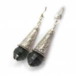 Les Tr&eacute;sors De Lily [J8157] - Boucles Cr&eacute;ateur 'Alta&iuml;' noir