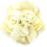 Les Tr&eacute;sors De Lily [K3087] - Broche Cr&eacute;ateur 'Rose F&eacute;&eacute;rique' beige smėlis