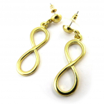 Dolce Vita [N3923] - Boucles Cr&eacute;ateur 'Infini' dor&eacute; auksas
