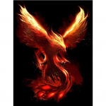 5D &bdquo;pasidaryk pats&ldquo; deimantinis paveikslas &bdquo;Phoenix Bird&ldquo; deimantinis kalnų kri&scaron;tolo siuvinėjimas kryželiu 5D namų dekoro dovana 20X30CM