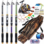 Sougayilang žvejybos rinkinio rinkinys 1,8&ndash;3,3 m ne&scaron;iojamasis teleskopinis me&scaron;kerykotis ir 11BB 5,2:1 pavaros santykis besisukanti žvejybos ritė, kairė de&scaron;inė, keičiama 3.0M-5000Series žalia