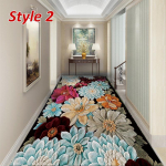 Homedo 11Styles 3D Svetainės Kilimai Vidinis Įėjimas Durų kilimėlis Prie lovos Kilimėlis Gėlė Žolė Augalai Virtuvės Koridoriaus Kilimėlis Kilimas 80x200cm
