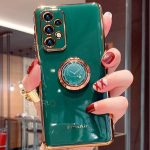 Prabangus padengtas veidrodinis telefono dėklas, skirtas Samsung Galaxy A72 A71 A52 A51 A31 A32 A12 Galaxy A70 A50 A30 A20 A01 M11 M51 M31 mink&scaron;tas silikoninis fotoaparatas, visas dangtelis A31 tamsiai mėlyna spalva