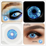 Eyeshare Cosplay spalvoti kontaktiniai lę&scaron;iai akims Ayy serijos kontaktiniai lę&scaron;iai Sharingan Beauty Red kontaktiniai lę&scaron;iai akių kosmetiniai spalvoti lę&scaron;iai akims