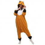 Žiemos suaugusiems gyvūnams Mike Duck Onesies Ryklys Katė Lapė Pižama Beždžionė Animaciniai Kostiumai Kombinezonai Kalėdiniai gobtuvai XL