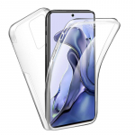 360 laipsnių dvigubas skaidrus dėklas, skirtas Xiaomi Redmi Note 11 10 10S 9S 9 8T 8 Pro 11T 9T 9A Mi 11 Pro Ultra Poco M3 X3 NFC silikoninis priekis galinis visas dangtelis Redmi Note 11 Pro 4G
