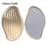 Fizinis kristalinis plaukų &scaron;alinimas, neskausmingas saugus epiliatorius, lengvai valomas daugkartinio naudojimo kūno depiliacijos įrankis stiklinis plaukų &scaron;alinimo grožio įrankis sidabras