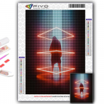 5D deimantų tapyba CyberPunk geometrinė estetika &bdquo;pasidaryk pats&ldquo; deimantinis siuvinėjimas kalnų kri&scaron;toliniu akmeniu namų dekoravimas Full Round 20X30CM