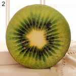 Talos mink&scaron;ta apvali pagalvė pliu&scaron;inė pagalvėlė apelsinų kivių arbūzų vaisių žaislai sėdynės padas 2