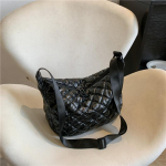 Yogodlns Winter Space medvilninis pečių krep&scaron;ys moterims Retro rombo koldūnų krep&scaron;ys Prabangus moteri&scaron;kas skersinis krep&scaron;ys Pažastis Rankinės mai&scaron;elis 24x8x19cm