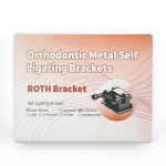 Dantų laikikliai Ortodontinis breketas pasyvus savaime susiri&scaron;antis tinklinis pagrindas Mini ROTH MBT 0,022 kabliukai 3-4-5 su žandikaulio vamzdeliais Roth.022 Hook 345