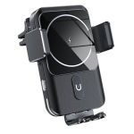 Naujas QI indukcinis automobilinio telefono laikiklis 15 W belaidžio įkrovimo automobilinis įkroviklis oro ventiliacijos prietaisų skydelio palaikymas, skirtas iPhone 12 13 14 8 Samsung LG