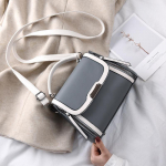 IELGY Paprastas dekoravimo užtrauktukas kryžminio kūno peties krep&scaron;ys moteri&scaron;kas krep&scaron;ys PU kontrastingos spalvos, atsparios dilimui kniedės Madinga spalva atitinkanti rankinė geltona