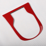 accessories for Honda City 2015- red carbon fiber Inner armrest cover interior decoration power window switch trim 2017