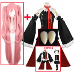 Seraph Of The End Krul Tepes Cosplay kostiumų uniforma Anime Owari be Seraph Witch Vampyro Helovino drabužiai moterims