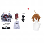 Anime Tartaglia Cosplay Kostiumas Childe Genshin Cosplay Perukas Pilnas Rinkinys Drabužiai Auskaras Kalėdinės &Scaron;ventės Kostiumas L-(Suit+Wig)