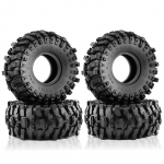 Nuotolinio valdymo vik&scaron;rinio automobilio guminės padangos 1,9 colio 118*45 mm 4 vnt. Pakeitimas Trax4 Axial Scx10 juoda