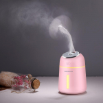 Mini eterinių aliejų difuzorius su USB ventiliatoriaus LED lempa 330 ml ultragarsinis oro drėkintuvas namų biuro automobiliui 3 viename aromatų difuzorius