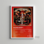 Pop repo muzikos albumo vir&scaron;elio atlikėjas 21 Savage Plakatas Estetika Reperis Hiphopo rokas be įspėjimo Drobės menas Namų kambario sienų dekoras 30x40cm No Frame