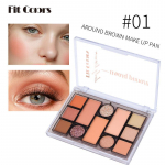 &bdquo;Fit Colors&ldquo; 12 spalvų veido makiažo pudra &bdquo;Ducky Light Pearl&ldquo; &scaron;viesios spalvos kosmetika 01