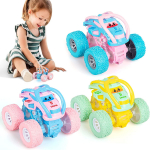 Mieli &bdquo;Push & Go&ldquo; dviejų krypčių transporto priemonių rinkiniai, dovanos mažiems vaikams, 3 pakuotės 8.8x8.3x7.1cm