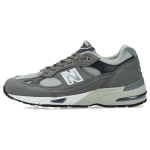 New Balance 991 Pagaminta Anglijoje Castlerock Navy Unisex Sportbačiai Pilki Balti M991GNS 43 gray