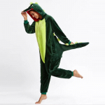 &bdquo;Leopard Kigurumi Onesie&ldquo; vaikams, gyvūnams, miegui skirtų pižamų rinkinys, flanelinis, &scaron;iltas kostiumas su gobtuvu berniukams, mergaitėms, mielas vakarėlis m