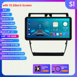 8G+128G DSP IPS Carplay 2 Din Android radijas, skirtas A6 C5 1997&ndash;2004 S6 RS6 AI Voice 4G-LTE automobilinis daugialypės terpės GPS 2 din i&scaron;manusis ekranas RDS Autoradio S1 8Core 3G 32G