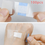120 pcs Waterproof Band-aid Transparent Invisible Anti-bleeding Anti-abrasion Feet Cover Scars Breathable Water Bath Swimming Band-aid 100pcs