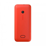 Atnaujintas originalus Nokia 208 Dual SIM mobilusis telefonas su 1/2 SIM kortelės lizdu Dual SIM No charger raudona
