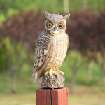 Owl Ornaments Decoration Halloween Outdoor art of home Sculpture