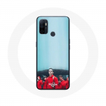 Coque Oppo A53 La casa de papel Berlin Rio et Tokyo Fond Bleu