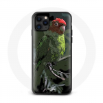 Coque iphone 12 pro Pionus Perroquets Rouge Vert