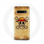 Coque pour Samsung Galaxy s10 plus One Piece Manga Tete de Mort