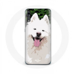 Coque pour Huawei P20 Samoy&egrave;de Blanc Race de chiens