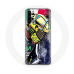 Coque pour Huawei P30 Valentino Rossi Pilote de vitesse champion