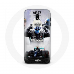 Coque pour Samsung Galaxy S5 Formule 1 Valtteri Bottas pilote de course F1 Noir