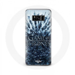 Coque pour Samsung Galaxy S8 Game of Thrones saison 8 Episode 1 Le Tr&ocirc;ne de Fer Personnages logo Gri
