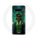 Coque pour Samsung Galaxy S10 Edge Loki Thor Ragnarok avec Casque Affiche Personnage S&eacute;rie Saison 1