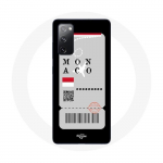 Coque pour Samsung Galaxy S20 FE Billet d'avion Monaco