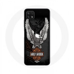 Coque pour Samsung Galaxy A22 5G Harley Davidson aigle logo