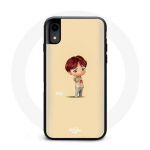 Coque pour Iphone XS Max BTS TinyTAN Animation Suga